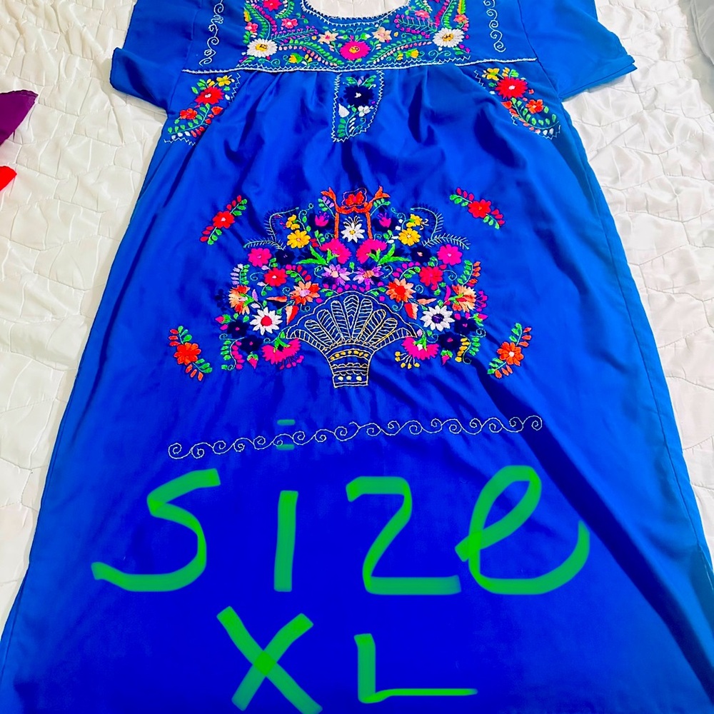 XL Mexican dress